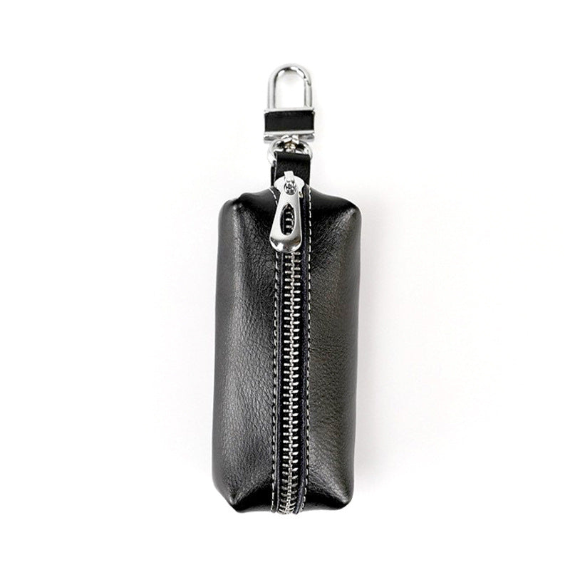 Wholesale 3pcs Cowhide key storage bag coin purse home car key bag